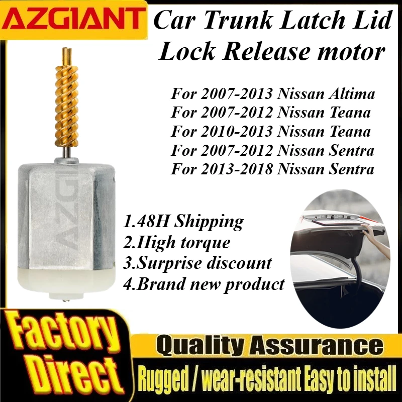 VN256X10 DC 12V Car Trunk Lid Luggage Tailgate Block Door Lock Motor For Nissan Altima/Teana/Sentra Auto Replacement Spare Parts
VN256X10 DC 12V Car Trunk Lid Luggage Tailgate Block Door Lock Motor For Nissan Altima/Teana/Sentra Auto Replacement Spare Parts