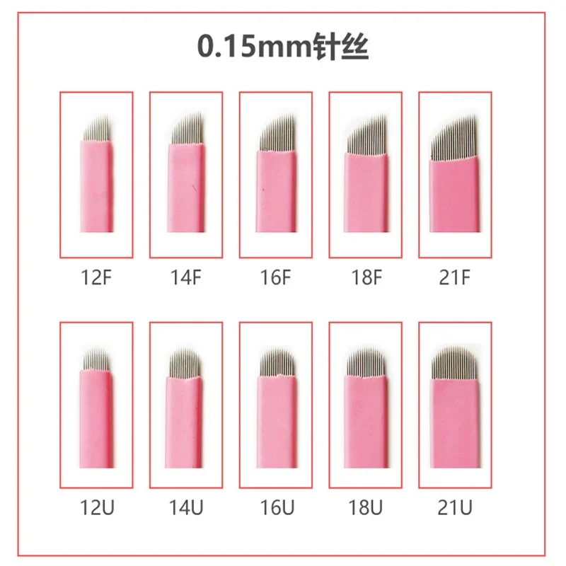10pcs Disposable Microblading Flex 0.15mm Tattoo Needle 12F Sterile Permanent Makeup Eyebrow Supplies Manual Pen Blade
10pcs Disposable Microblading Flex 0.15mm Tattoo Needle 12F Sterile Permanent Makeup Eyebrow Supplies Manual Pen Blade