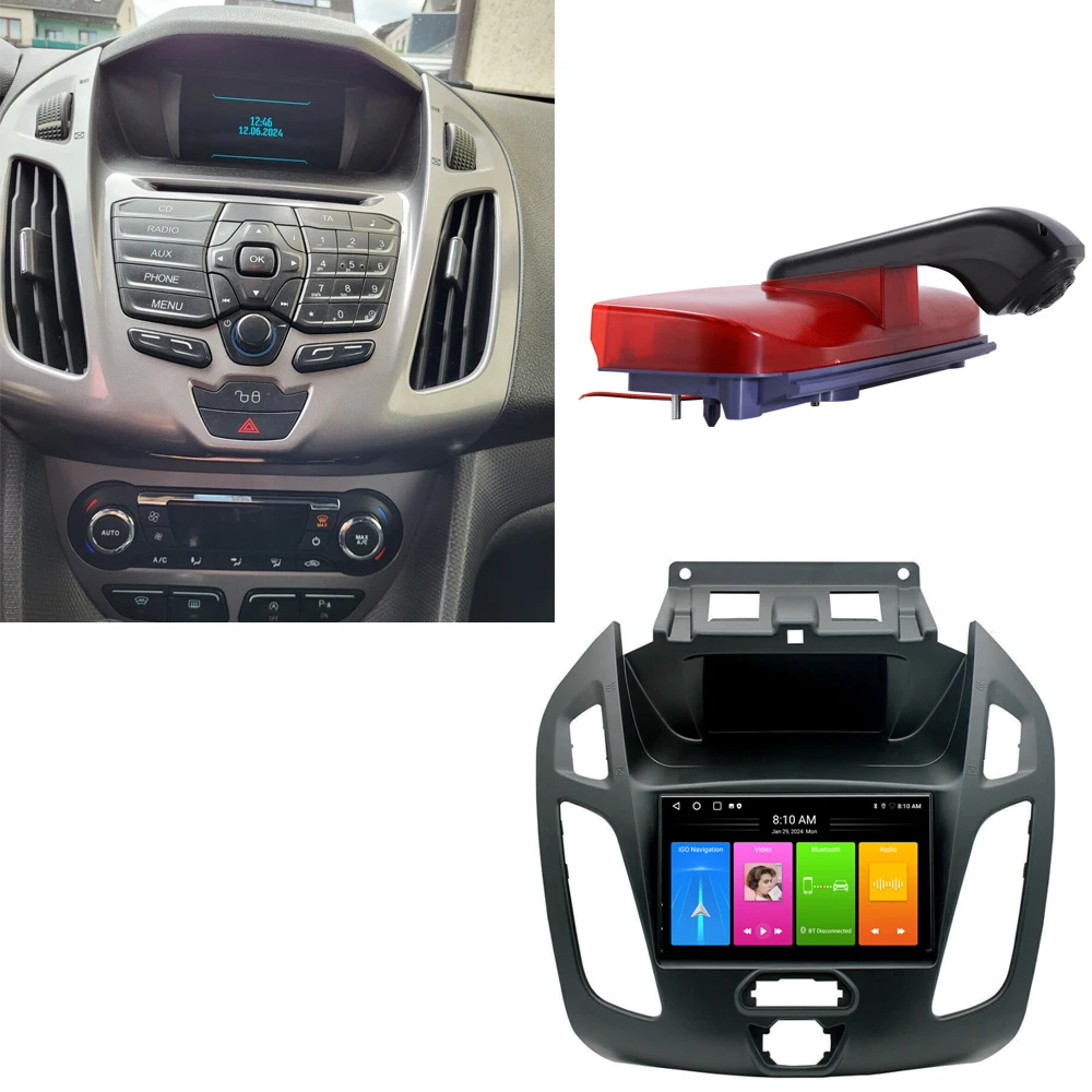 Автомагнитола на Android с GPS-навигацией и HD камерой заднего вида для Ford Transit Connect MK2 2013-2021 dritte Bremsmitte bremsleuзаписи
Автомагнитола на Android с GPS-навигацией и HD камерой заднего вида для Ford Transit Connect MK2 2013-2021 dritte Bremsmitte bremsleuзаписи