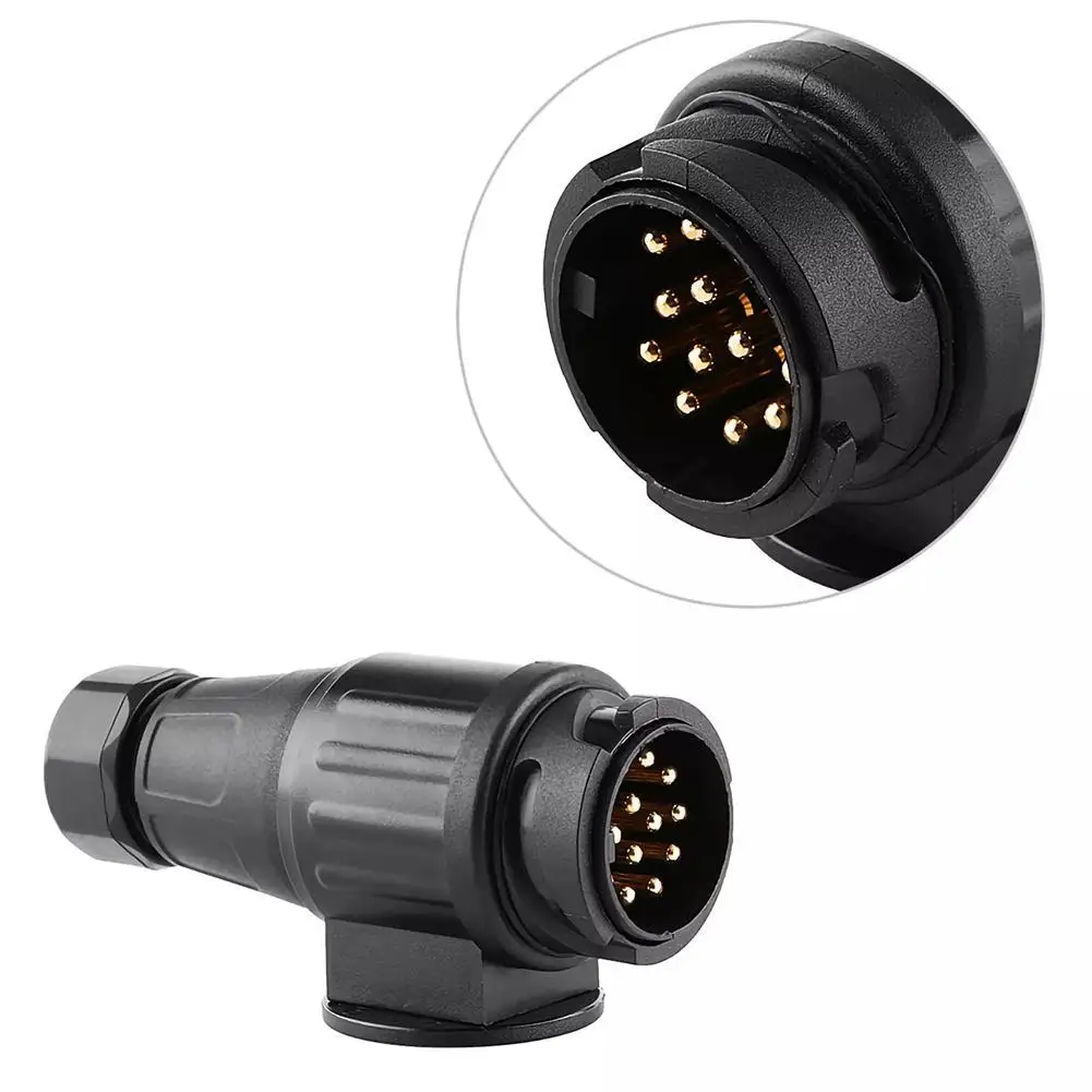 12V 13 Pin Trailer Plug Waterproof Trailer 13 Pole Connector Electrical L6A2
12V 13 Pin Trailer Plug Waterproof Trailer 13 Pole Connector Electrical L6A2