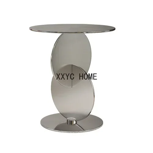 Italian Minimalist Side Table Light Luxury round Corner Table Modern Living Room Stainless Steel Side Table
Italian Minimalist Side Table Light Luxury round Corner Table Modern Living Room Stainless Steel Side Table