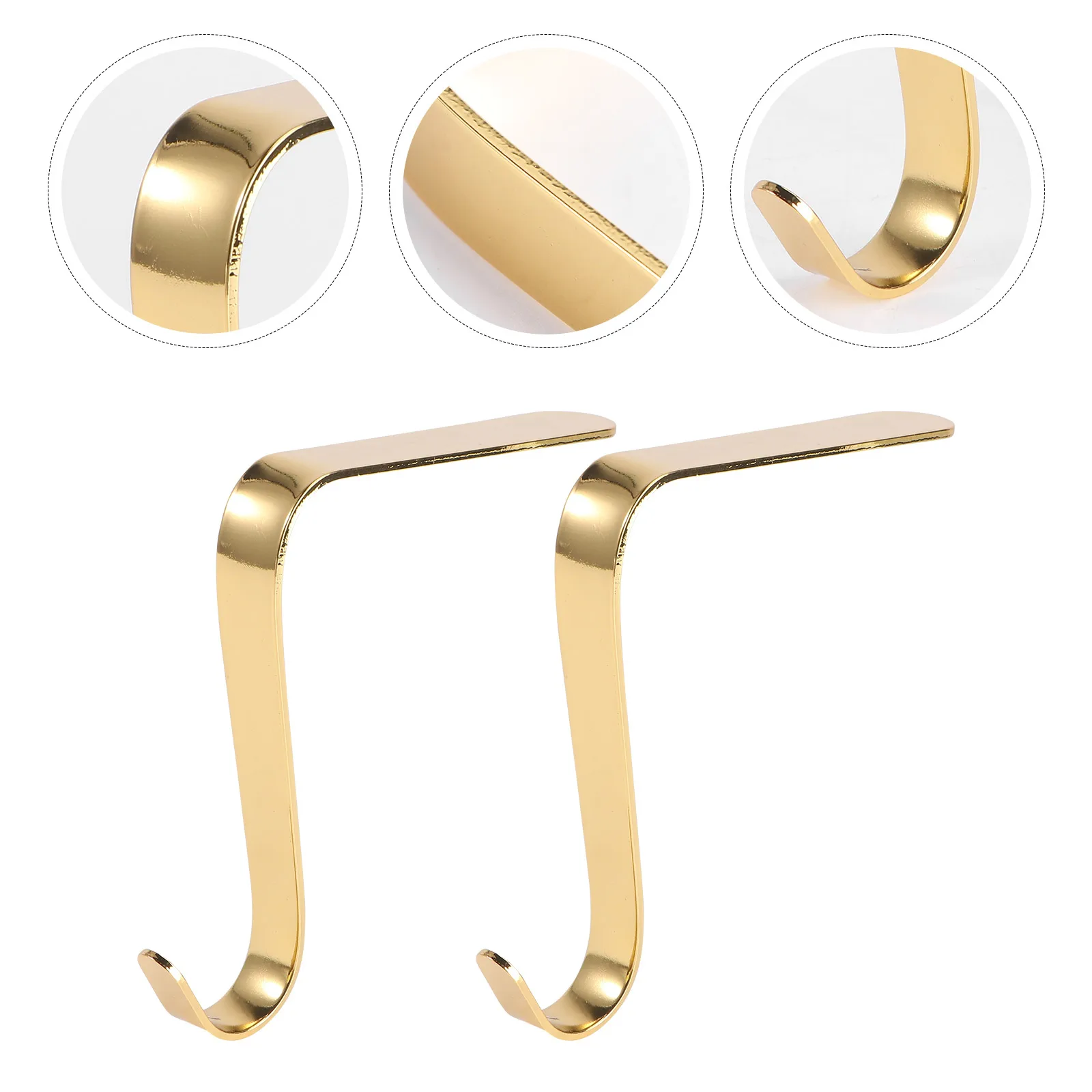 2Pcs Zinc Alloy Christmas Stocking Holder Fireplace Mantel Hook Xmas Garland Holder Holiday Party Decoration Hanger
2Pcs Zinc Alloy Christmas Stocking Holder Fireplace Mantel Hook Xmas Garland Holder Holiday Party Decoration Hanger