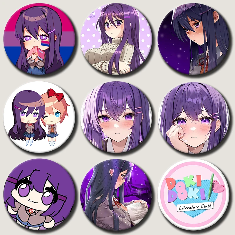 58mm Anime Character Yuri Pins Tinplate Badge Cartoon Yuri Brooches for Backpack Hat Clothes Decoration Fans Collection Gifts
58mm Anime Character Yuri Pins Tinplate Badge Cartoon Yuri Brooches for Backpack Hat Clothes Decoration Fans Collection Gifts