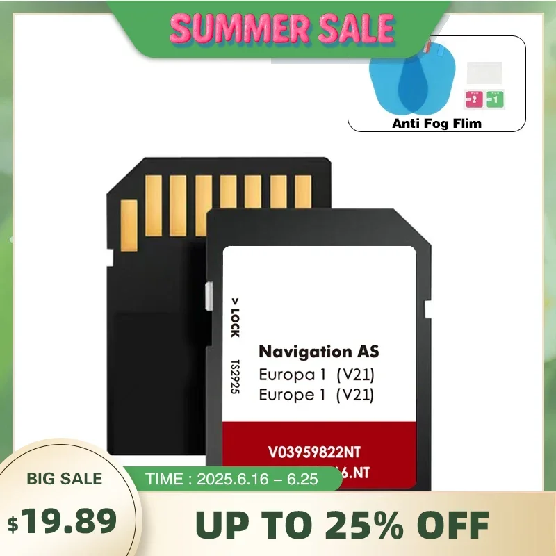 for Seat AS V21 Sat Nav 32GB Map Card Europe 2025 Navigation Leon Car SD Card V03959822NT / 6P0.919.866.NT
for Seat AS V21 Sat Nav 32GB Map Card Europe 2025 Navigation Leon Car SD Card V03959822NT / 6P0.919.866.NT