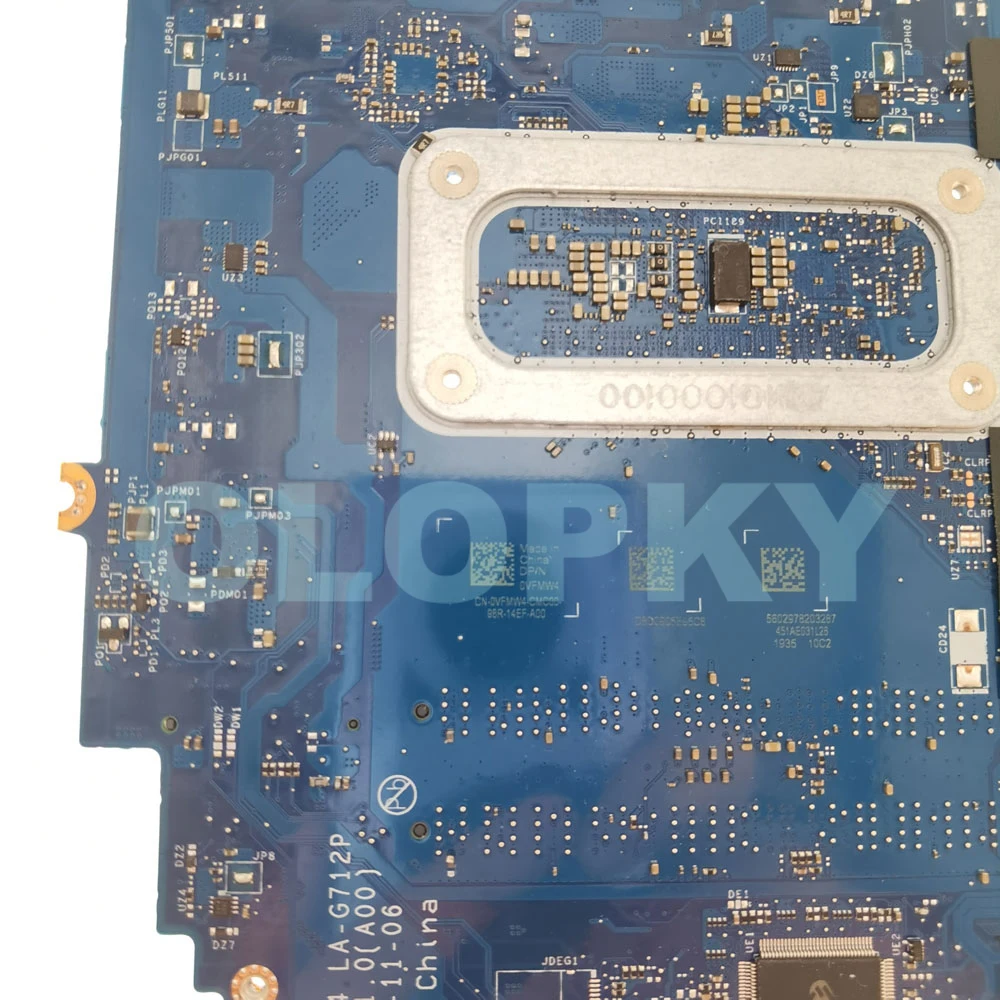 Laptop Motherboard EDI54 LA-G712P For Dell Inspiron Vostro 3480 3580 3583 3780 Mainboard with i3-8145U i5-8265U i7-8565U CPU
Laptop Motherboard EDI54 LA-G712P For Dell Inspiron Vostro 3480 3580 3583 3780 Mainboard with i3-8145U i5-8265U i7-8565U CPU