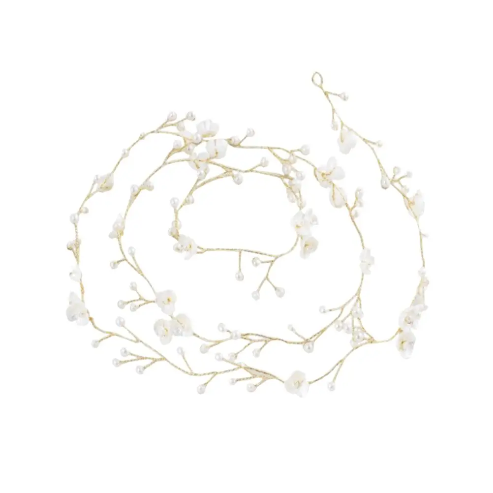 Pearl Hair Chain 100 Cm Elegant Wedding Flower Headb Super Long Vine Women Accessories Jewelry for Bridal Headdress
Pearl Hair Chain 100 Cm Elegant Wedding Flower Headb Super Long Vine Women Accessories Jewelry for Bridal Headdress