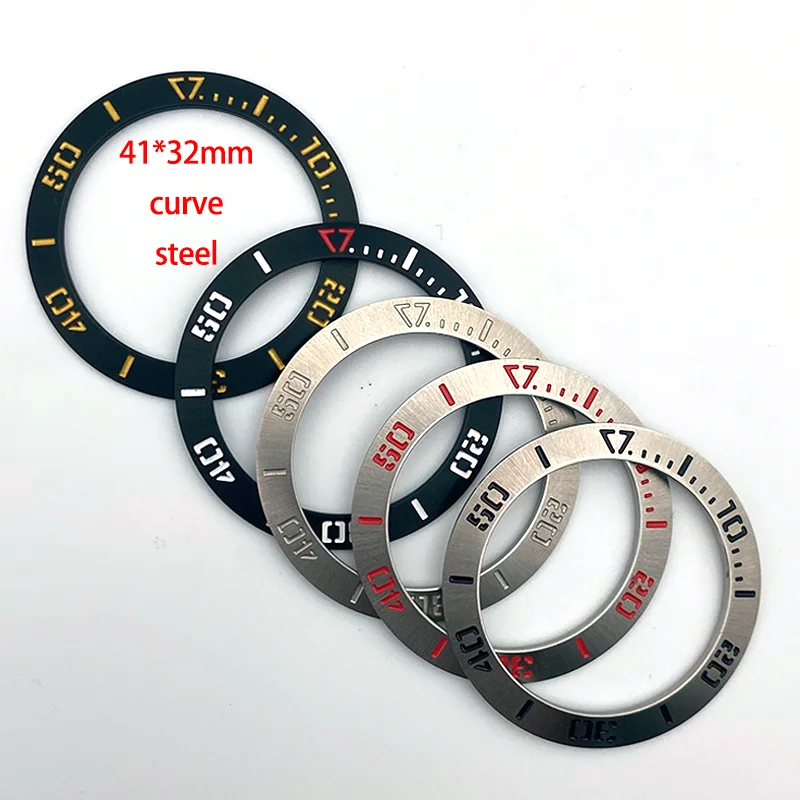 41*32mm Steel Watch Bezel Insert Fit For SNR025 SNR027 King Samurai SNR025J1 SNR029J1 Watch Case Men Watch Bezel Insrt
41*32mm Steel Watch Bezel Insert Fit For SNR025 SNR027 King Samurai SNR025J1 SNR029J1 Watch Case Men Watch Bezel Insrt