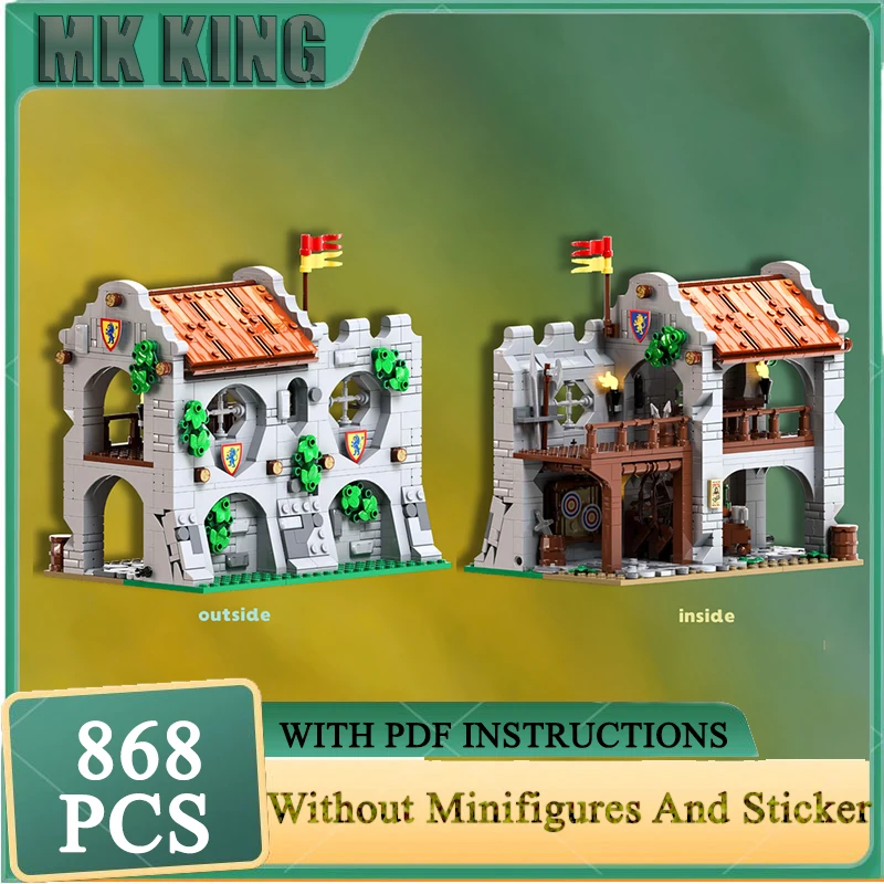 Medieval Castle Model Moc Building Bricks Castle Lounge Model Technology Modular Blocks Christmas Toys DIY Sets Assembly Gifts
Medieval Castle Model Moc Building Bricks Castle Lounge Model Technology Modular Blocks Christmas Toys DIY Sets Assembly Gifts