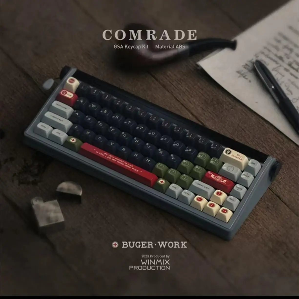 Набор колпачков для клавиш Winmix Retro-High-light/RGG-light/Comrade с индивидуальным профилем GSA ABS, механические колпачки для клавиш с фронтальной печатью
Набор колпачков для клавиш Winmix Retro-High-light/RGG-light/Comrade с индивидуальным профилем GSA ABS, механические колпачки для клавиш с фронтальной печатью