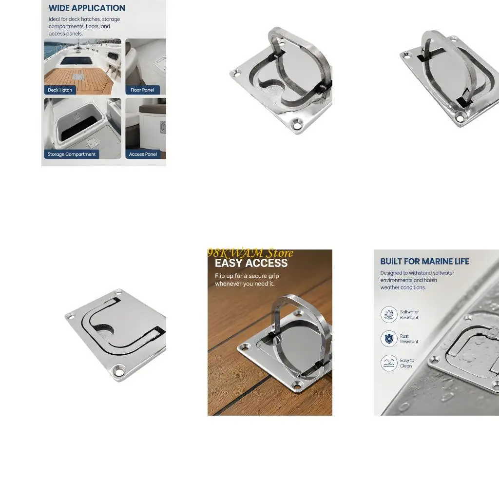 Premium 316 Stainless Steel Built In Concealed Handle For Marine Deck And Cabinets 68UF
Premium 316 Stainless Steel Built In Concealed Handle For Marine Deck And Cabinets 68UF