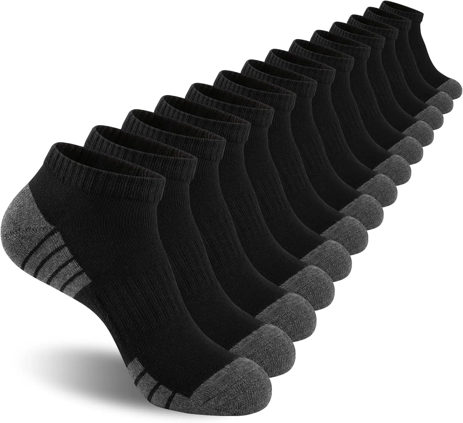 Mens Cushioned Ankle Socks, Breathable Moisture Wicking Low Cut Casual Socks (7 Pairs)
Mens Cushioned Ankle Socks, Breathable Moisture Wicking Low Cut Casual Socks (7 Pairs)
