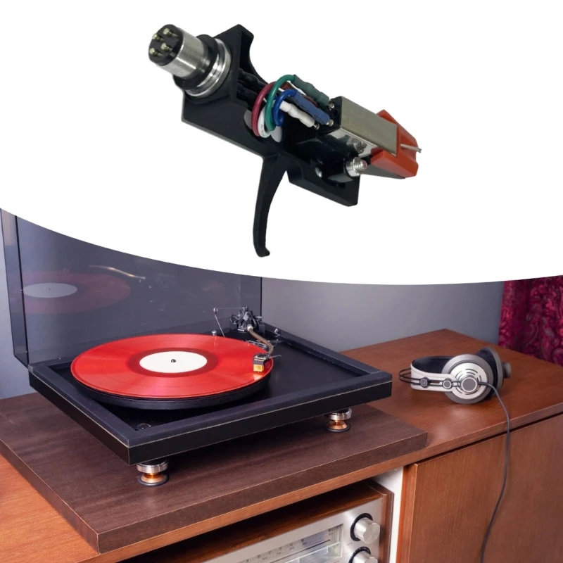 Hifi MM Magnetic Phono Cartridge and Headshell Assembly for Turntables Enhances Auditory Sound
Hifi MM Magnetic Phono Cartridge and Headshell Assembly for Turntables Enhances Auditory Sound