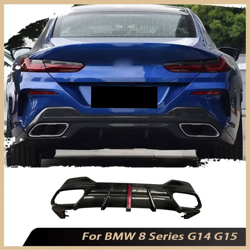 Карбоновый задний диффузор для BMW 8 серии G14 G15 2019-2022, накладка на бампер, детали для тюнинга, внешние аксессуары
Карбоновый задний диффузор для BMW 8 серии G14 G15 2019-2022, накладка на бампер, детали для тюнинга, внешние аксессуары