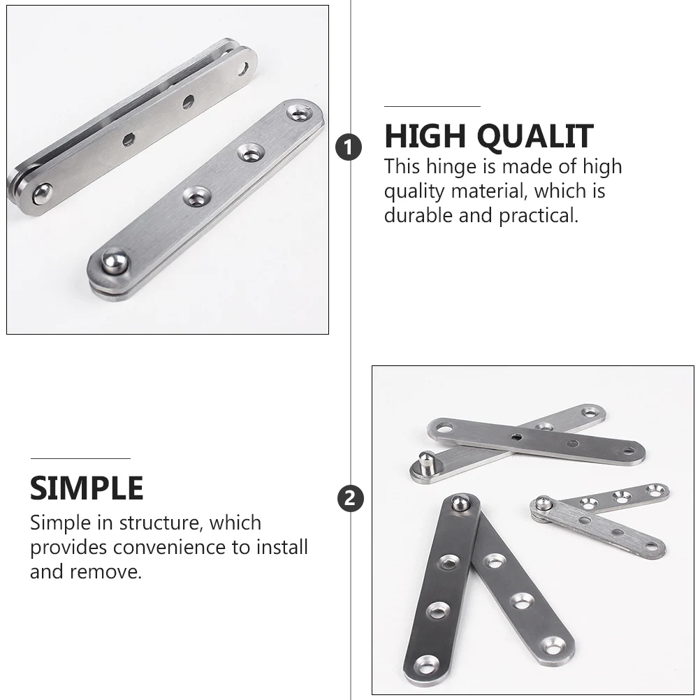6Pcs Durable Furniture Hinge Up-Down Spindle Stainless Steel Cabinet Door Accessory Hinge Stainless Steel Door Hinges
6Pcs Durable Furniture Hinge Up-Down Spindle Stainless Steel Cabinet Door Accessory Hinge Stainless Steel Door Hinges