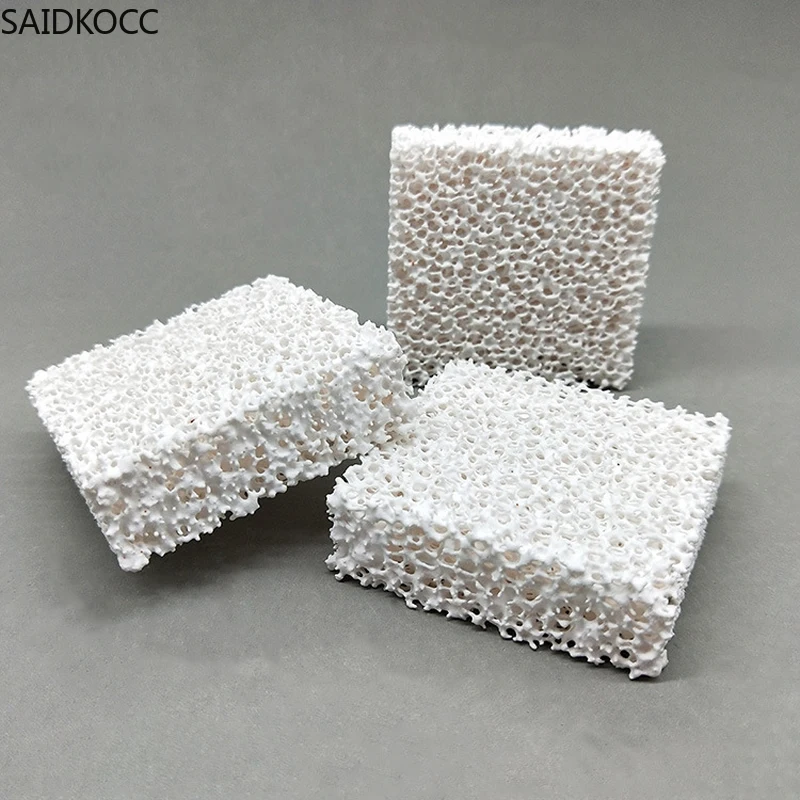 SAIDKOCC 20PPI Alumina Ceramic Filter Foam Ceramic Alumina Porous Foam Ceramic Thickness 10mm/20mm Supports Custom Sizes
SAIDKOCC 20PPI Alumina Ceramic Filter Foam Ceramic Alumina Porous Foam Ceramic Thickness 10mm/20mm Supports Custom Sizes