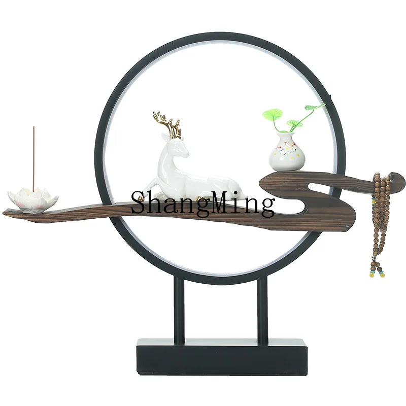 PYH new Chinese Zen lamp ring ornament creative backflow incense burner home living office desktop decoration
PYH new Chinese Zen lamp ring ornament creative backflow incense burner home living office desktop decoration