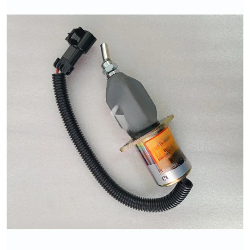 Engine Fuel Stop Solenoid 99453479 for New Holland EX215 excavator parts 24V flameout shut off solenoid valve
Engine Fuel Stop Solenoid 99453479 for New Holland EX215 excavator parts 24V flameout shut off solenoid valve