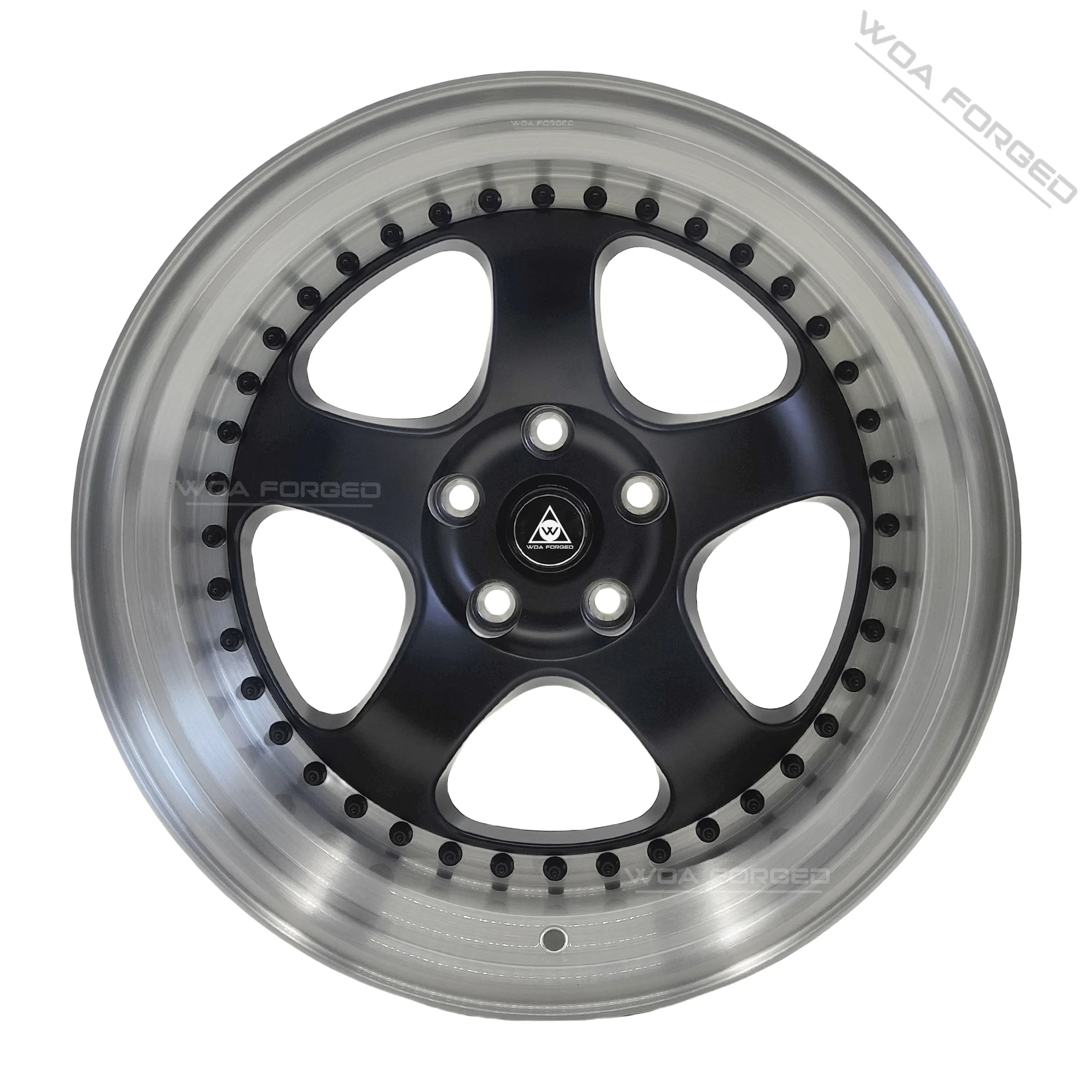 18 19 20 Inch Custom 3-Piece Forged Wheels Polished Lip Matte Black 5 Spoke Deep Dish Rims 5x114.3/5x120 for Mustang Camaro BMW
18 19 20 Inch Custom 3-Piece Forged Wheels Polished Lip Matte Black 5 Spoke Deep Dish Rims 5x114.3/5x120 for Mustang Camaro BMW