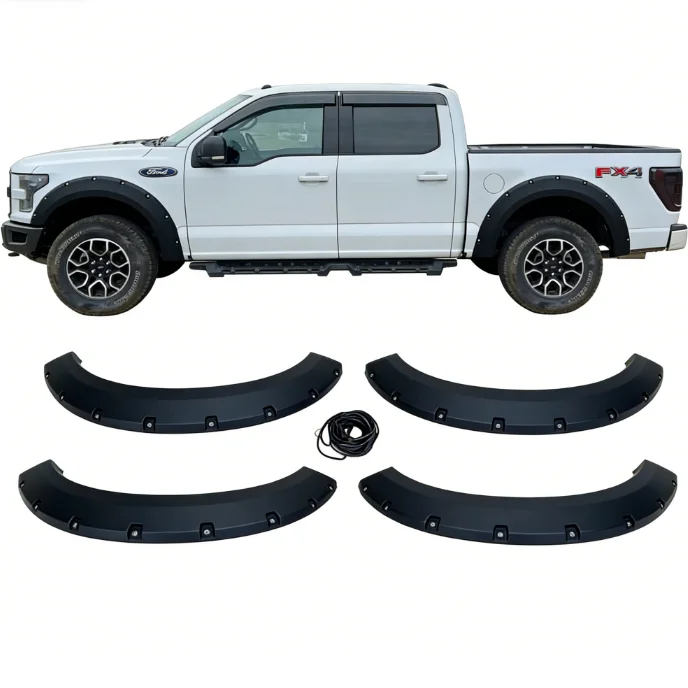 Off-Road Wide Body Fender Flares For 2021+ Ford F-150 - Rugged Wheel Arches, Weather-Resistant & Aggressive Exterior Look
Off-Road Wide Body Fender Flares For 2021+ Ford F-150 - Rugged Wheel Arches, Weather-Resistant & Aggressive Exterior Look