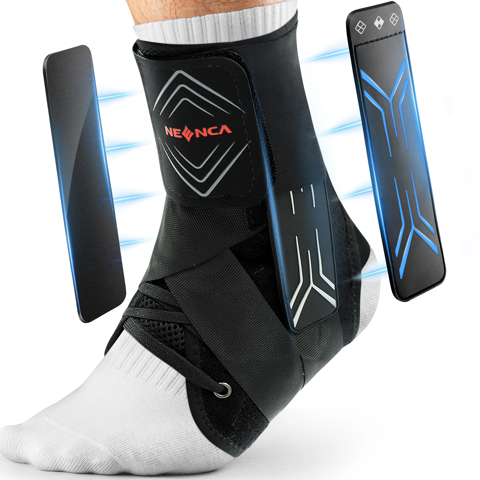 NEENCA Ankle Brace for Sprained Ankle, Quick Lace Up Ankle Support for Women Men Ankle Stabilizer Injury Recover Running Sports
NEENCA Ankle Brace for Sprained Ankle, Quick Lace Up Ankle Support for Women Men Ankle Stabilizer Injury Recover Running Sports