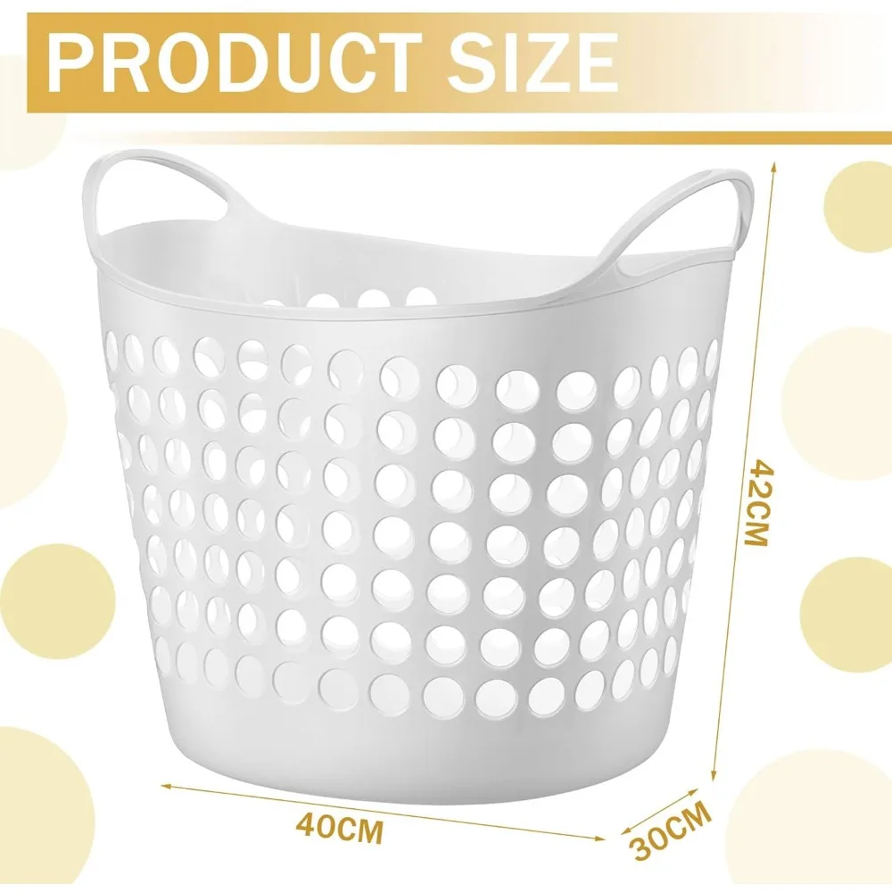 Гибкая корзина для белья из трех предметов с ручками, портативная корзина большой емкости для организации ванной комнаты в общежитии
Гибкая корзина для белья из трех предметов с ручками, портативная корзина большой емкости для организации ванной комнаты в общежитии