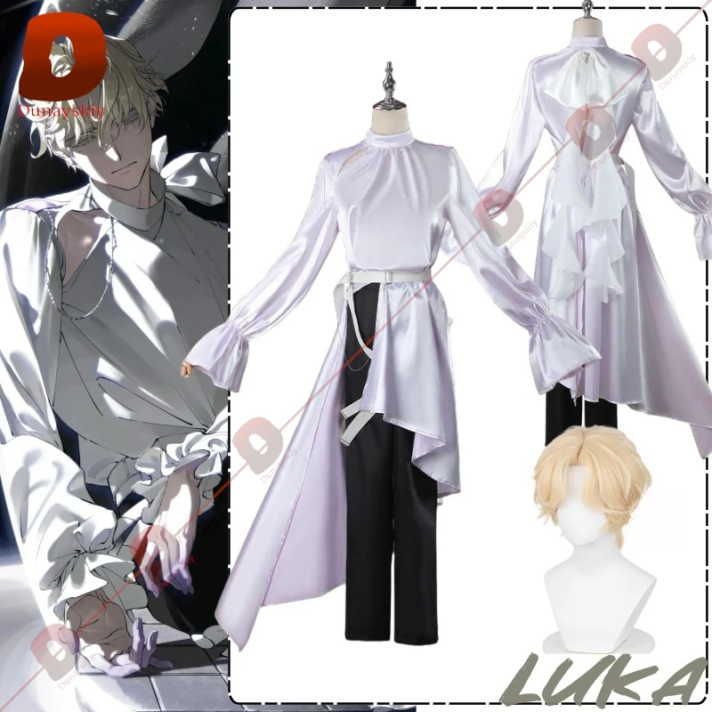 Alien Stage Luka Cos R7 Blink gone Costume Wig Party Clothing Performance Uniform White Suit Halloween Christmas Customized
Alien Stage Luka Cos R7 Blink gone Costume Wig Party Clothing Performance Uniform White Suit Halloween Christmas Customized