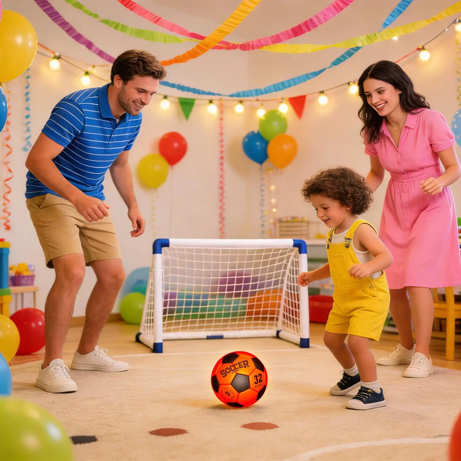 Glow Soccer Ball Rechargeable Cool Ball With Pump Cool LED Light-Up Soccer For Age 8-15 Boys Kids Teens Adults Outdoor Sport
Glow Soccer Ball Rechargeable Cool Ball With Pump Cool LED Light-Up Soccer For Age 8-15 Boys Kids Teens Adults Outdoor Sport