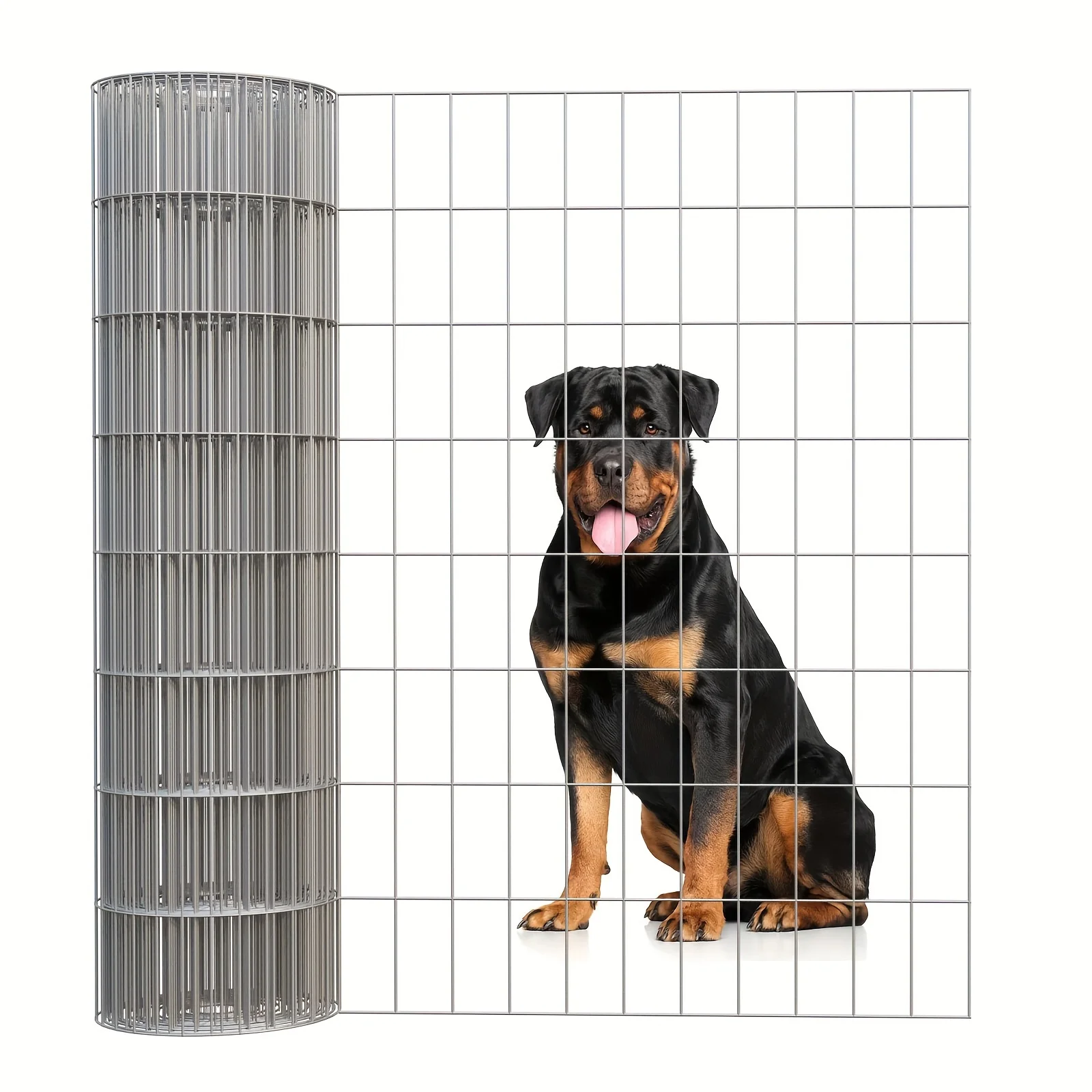 Welding Fence Steel Wire Roll, Grid Size 2 Inches X 4 Inches, Garden Fence Steel Wire Mesh Garden Decorative Fence, Metal Wire Mesh Fence, Multiple Uses For Home Decoration
Welding Fence Steel Wire Roll, Grid Size 2 Inches X 4 Inches, Garden Fence Steel Wire Mesh Garden Decorative Fence, Metal Wire Mesh Fence, Multiple Uses For Home Decoration