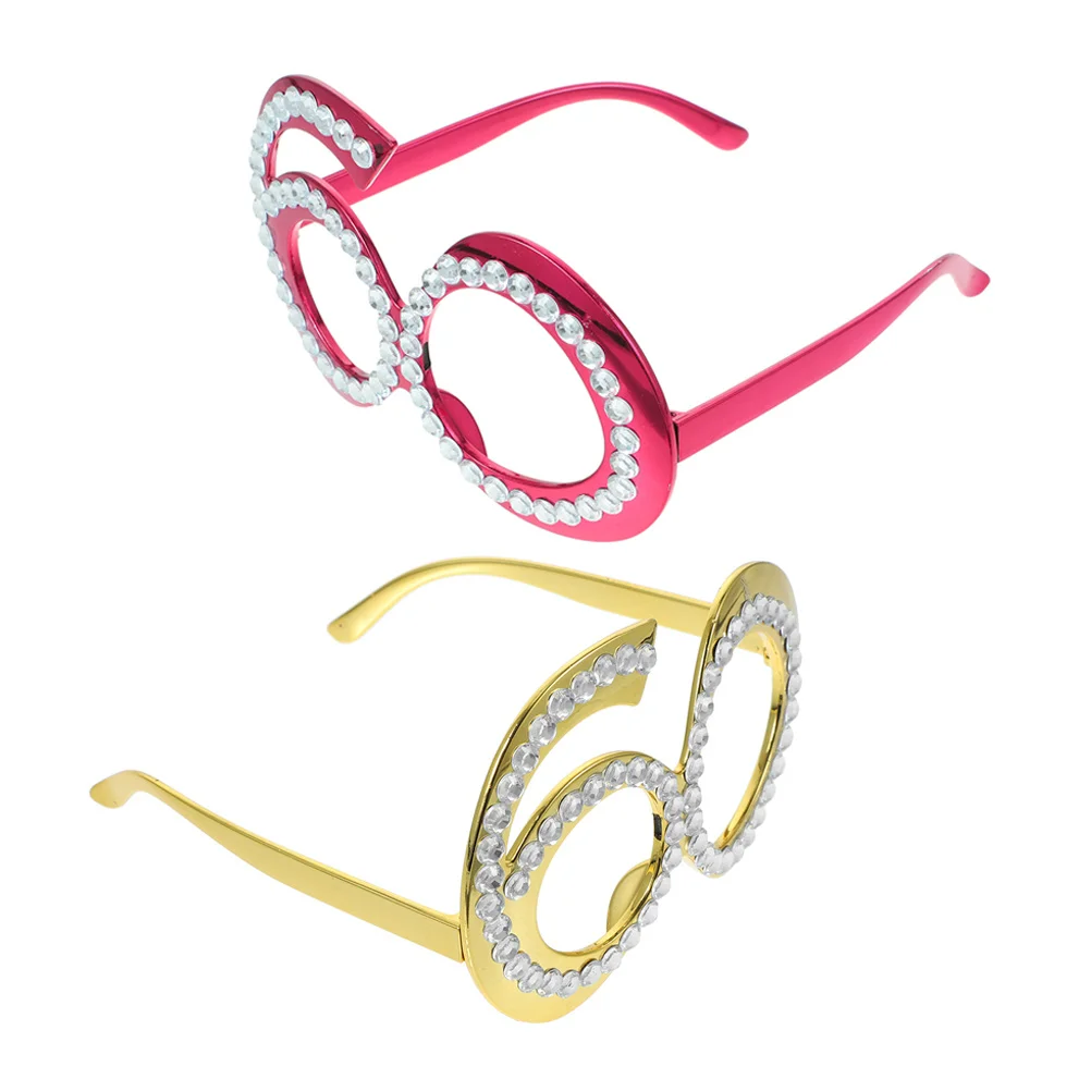 2pc Number 60 Glasses Birthday Party Eyewear Photo Booth Props Fun Accessories Celebration Novelty Sunglasses Party Supplies
2pc Number 60 Glasses Birthday Party Eyewear Photo Booth Props Fun Accessories Celebration Novelty Sunglasses Party Supplies