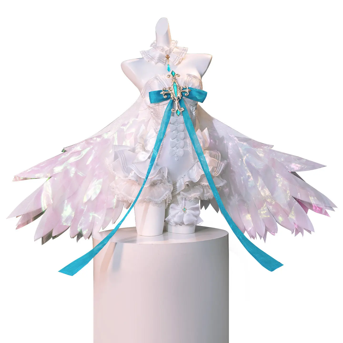 Miku Elegant Wings Sweet Future Angel Cosplay Costume Full Set for Women Halloween Comic Con Role Play Anime Convention Outfit
Miku Elegant Wings Sweet Future Angel Cosplay Costume Full Set for Women Halloween Comic Con Role Play Anime Convention Outfit