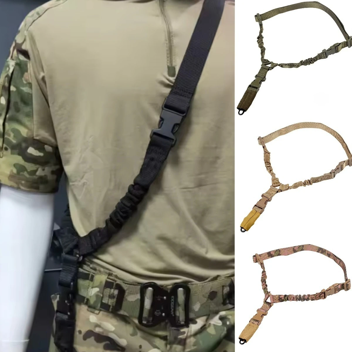 Регулируемый настоящий тактический ремень CS, охотничьи аксессуары, одноточечные тактические ремни, многофункциональные одноточечные тактические ремни
Регулируемый настоящий тактический ремень CS, охотничьи аксессуары, одноточечные тактические ремни, многофункциональные одноточечные тактические ремни