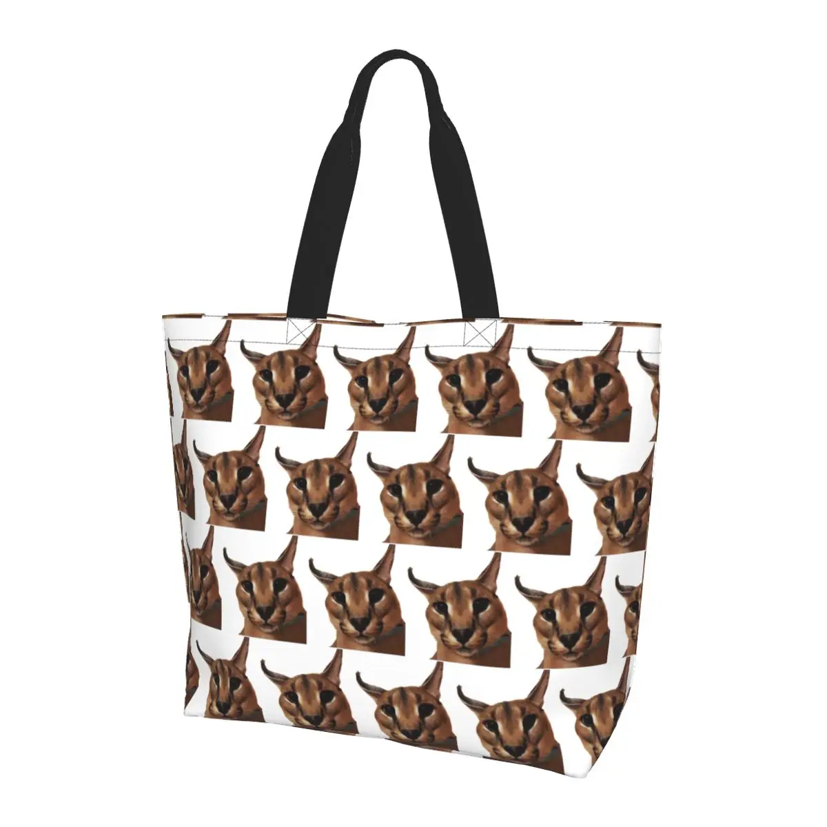 Big Floppa Animal Cat Shopping Tote Bag Canvas Large Capacity Shoulder Bags Shopper Grocery Handbag for Women
Big Floppa Animal Cat Shopping Tote Bag Canvas Large Capacity Shoulder Bags Shopper Grocery Handbag for Women