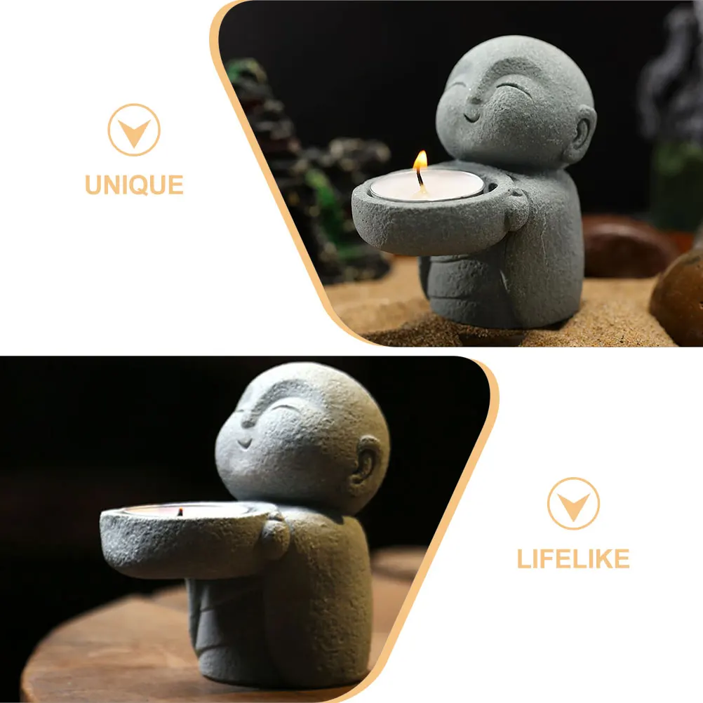 Retro Zen H0107-G Tealight Holder Statue Buddha Stone Grey Resin Statue Decorative Container Votive Home
Retro Zen H0107-G Tealight Holder Statue Buddha Stone Grey Resin Statue Decorative Container Votive Home