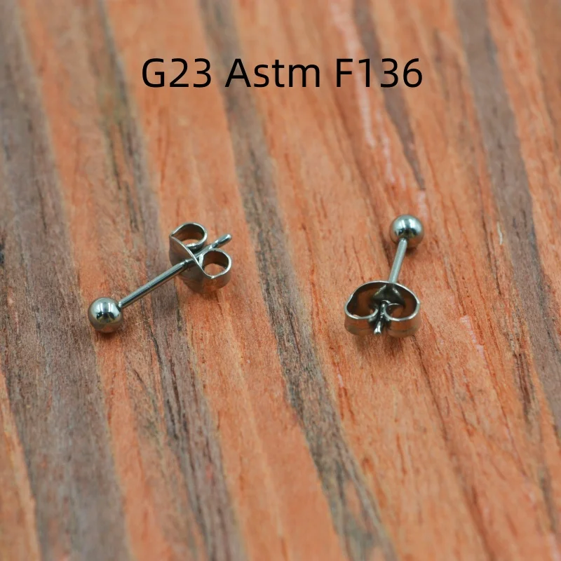 LOT50pcs G23 Titanium F136 Body Jewelry Piercing -Ball 0.8x11x3mm Earring Studs Ear Helix Tragus Cartilage Bar Ear Piercing
LOT50pcs G23 Titanium F136 Body Jewelry Piercing -Ball 0.8x11x3mm Earring Studs Ear Helix Tragus Cartilage Bar Ear Piercing