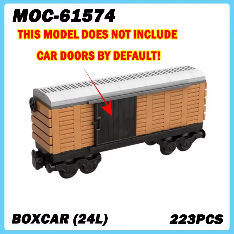 MOC-61574 Mini Train Series Orange White Boxcar (24L) Collectible Education Model Brick Puzzle Toy Birthday Children Gift 233PCS
MOC-61574 Mini Train Series Orange White Boxcar (24L) Collectible Education Model Brick Puzzle Toy Birthday Children Gift 233PCS