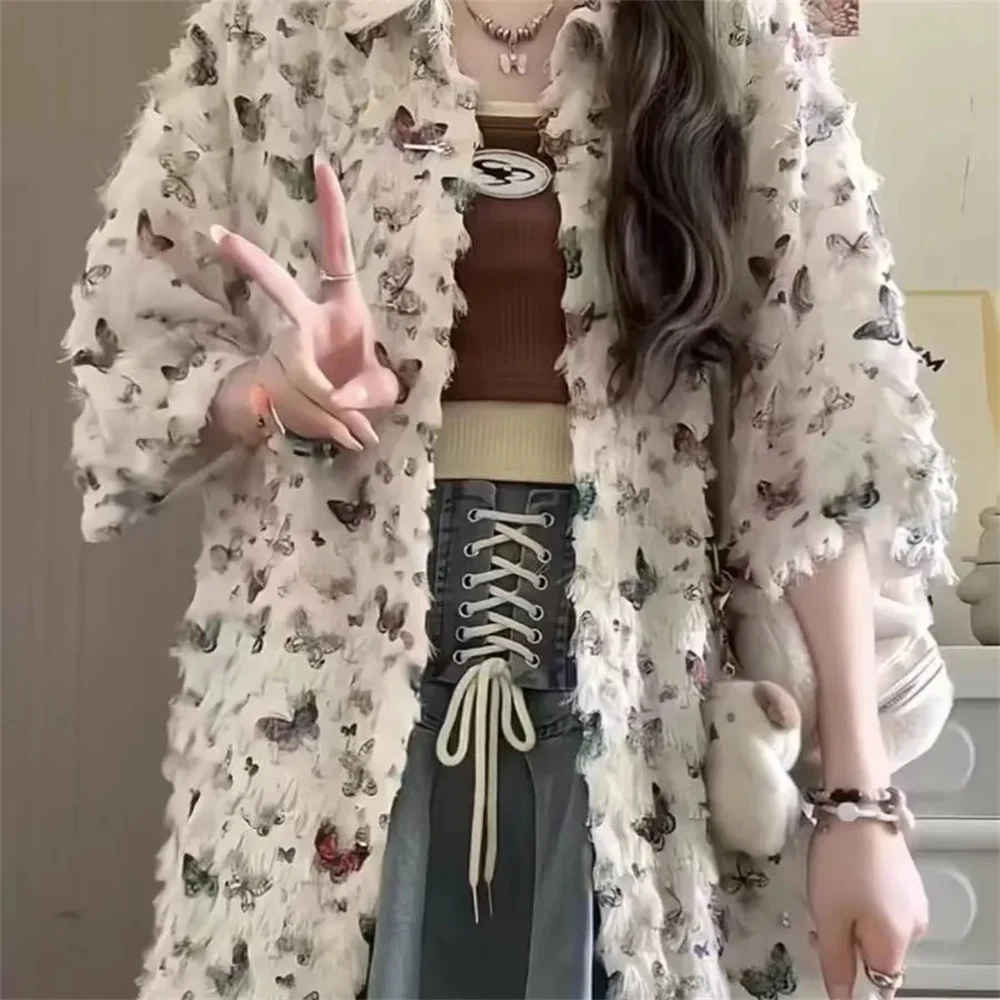 Korean Butterfly Printed Baggy Blouse Women Summer Short Sleeve Y2k Fashion Chic Design Tops Street Harajuku Loose Floral Shirts
Korean Butterfly Printed Baggy Blouse Women Summer Short Sleeve Y2k Fashion Chic Design Tops Street Harajuku Loose Floral Shirts
