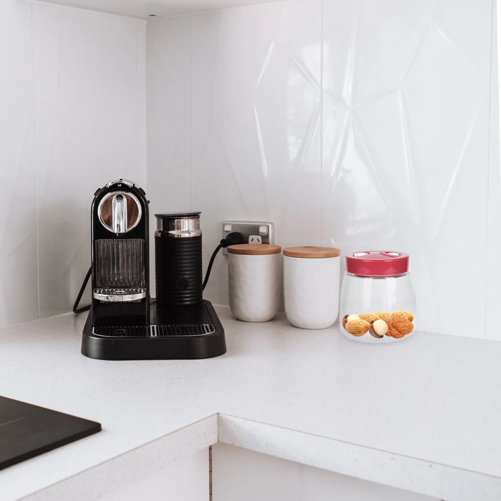 1Pcs Food-Grade Glass Sealed Jar Transparent Airtight Pickle Making Container for Kitchen Storage Fermentation Winemaking Clear
1Pcs Food-Grade Glass Sealed Jar Transparent Airtight Pickle Making Container for Kitchen Storage Fermentation Winemaking Clear