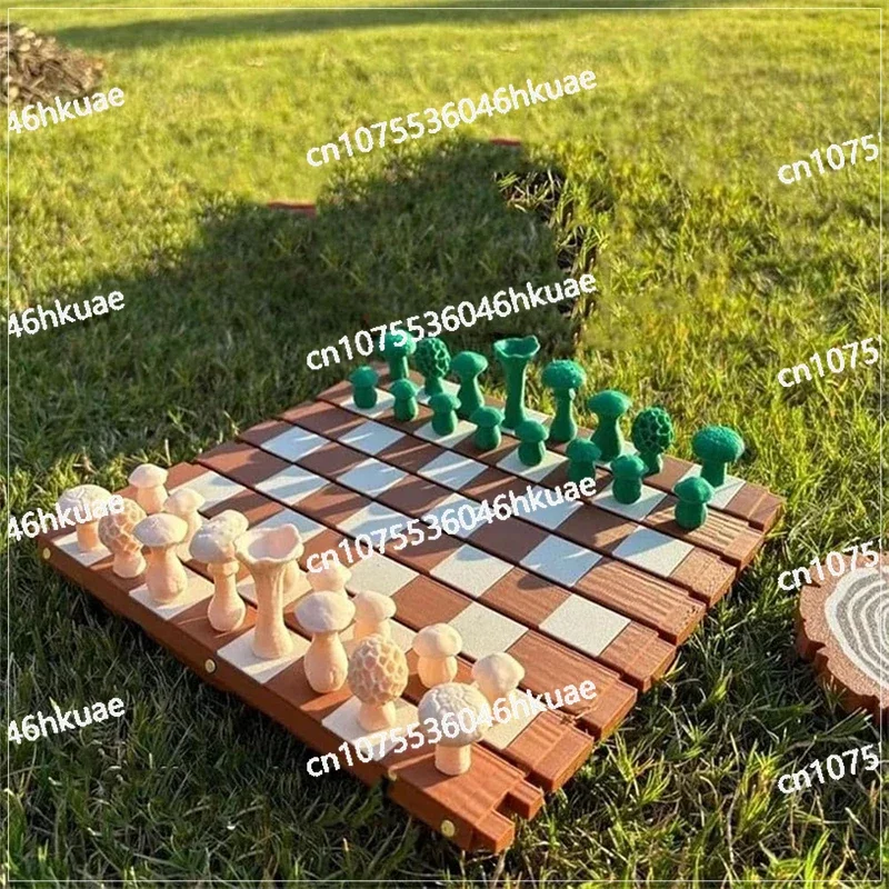 Magnetic Forest Mushrooms Chess Set Forest Chess Wooden Board Set Botany Board Game
Magnetic Forest Mushrooms Chess Set Forest Chess Wooden Board Set Botany Board Game