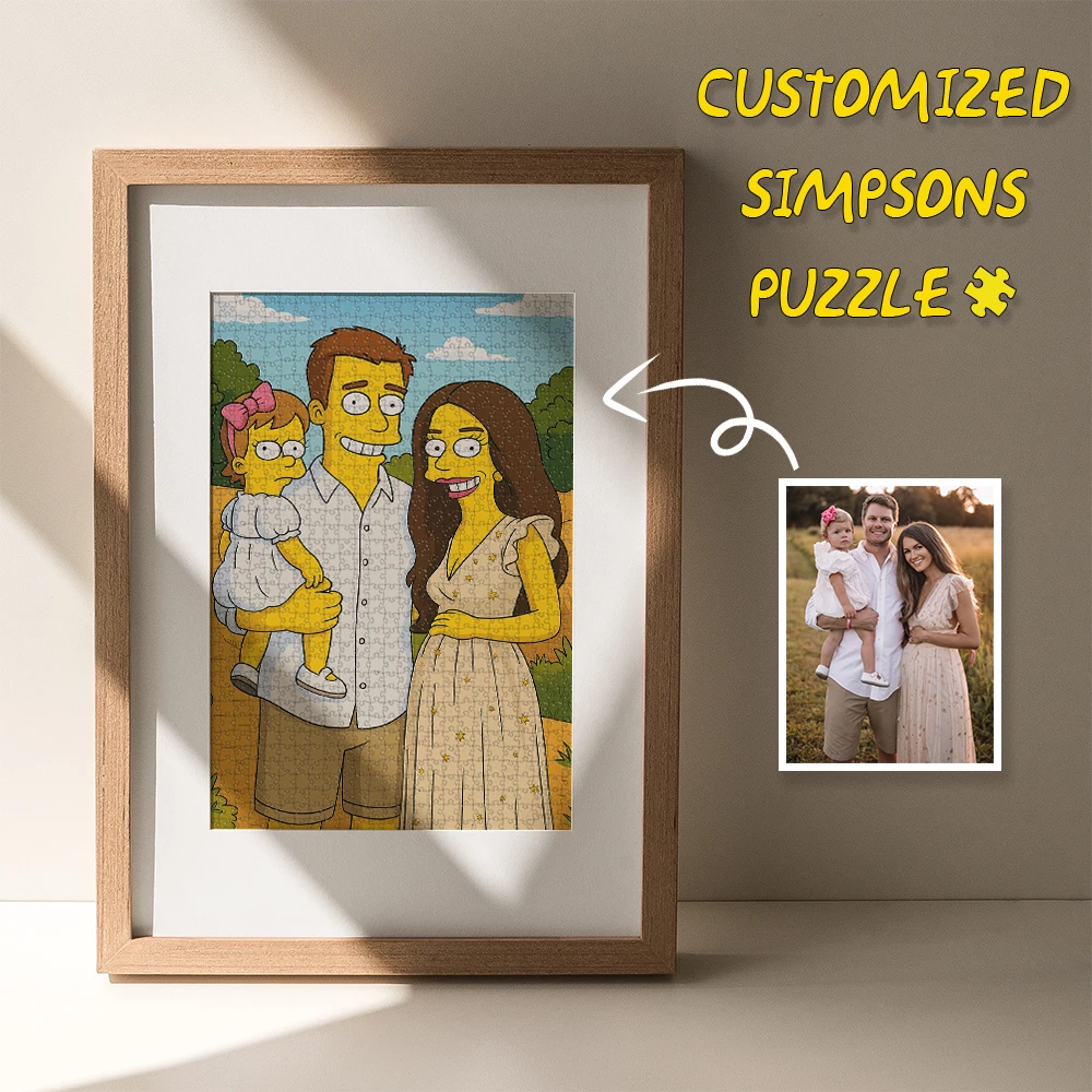 Personalized Simpsons Family Portrait Puzzle Custom Simpsons Cartoon Jigsaws from Photo Unique Perfect Gifts for Simpsons Fans
Personalized Simpsons Family Portrait Puzzle Custom Simpsons Cartoon Jigsaws from Photo Unique Perfect Gifts for Simpsons Fans