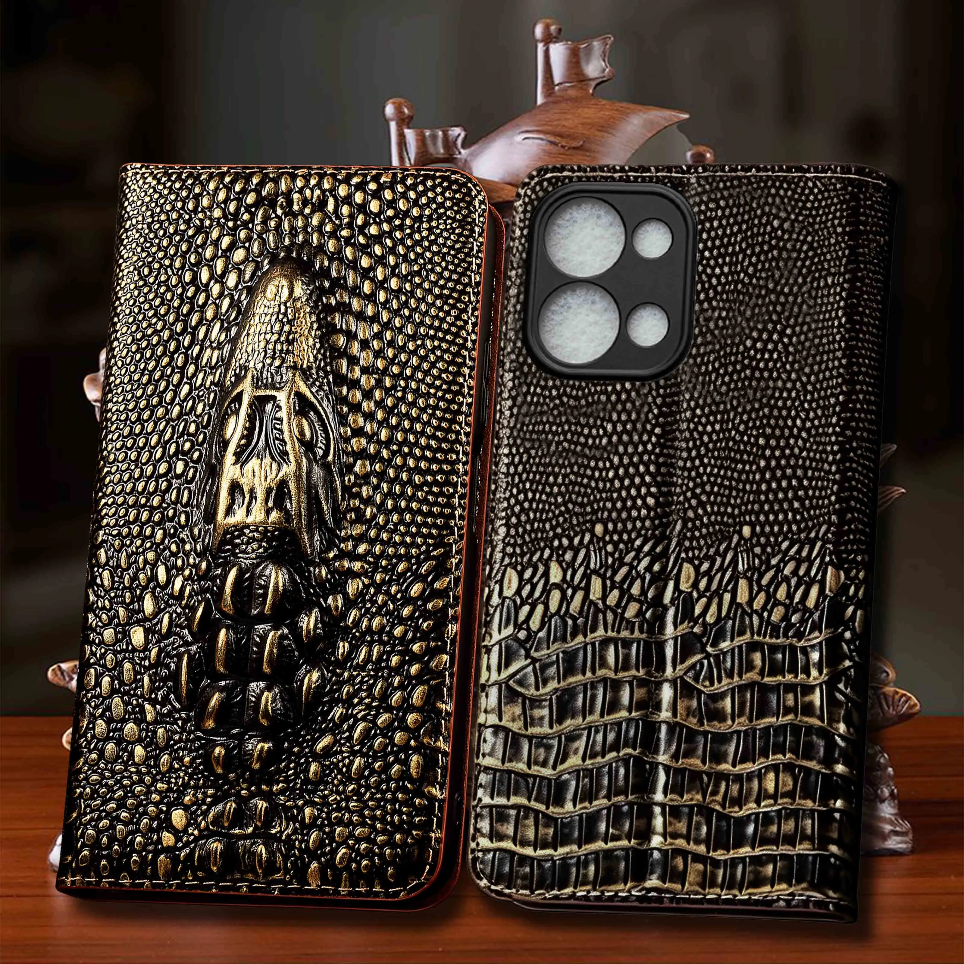 Genuine Leather Flip Phone Case For iQOO Z10 Z10X Z10R Z11 Z11X Turbo Pro Plus Lite Vintage Crocodile Head Pattern Of Cover Case
Genuine Leather Flip Phone Case For iQOO Z10 Z10X Z10R Z11 Z11X Turbo Pro Plus Lite Vintage Crocodile Head Pattern Of Cover Case