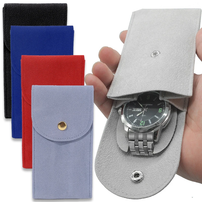 Luxury Flannel Watch Storage Bags High Quality Bracelet Necklace Ring Packaging Portable Travel Jewelry Protection Display Cases
Luxury Flannel Watch Storage Bags High Quality Bracelet Necklace Ring Packaging Portable Travel Jewelry Protection Display Cases