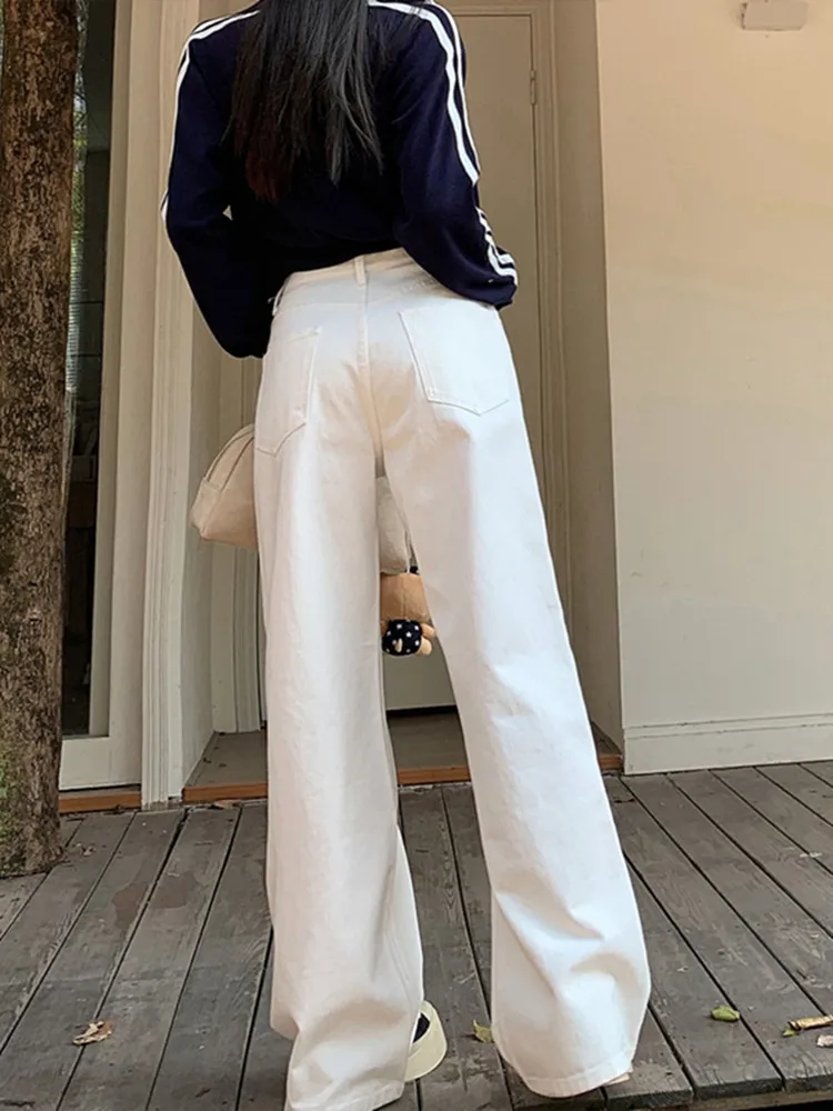 White Loose Wide Leg Jeans Women's Spring Summer New High Waist Slim Straight Long Pants Versatile Casual High Waist Jeans
White Loose Wide Leg Jeans Women's Spring Summer New High Waist Slim Straight Long Pants Versatile Casual High Waist Jeans