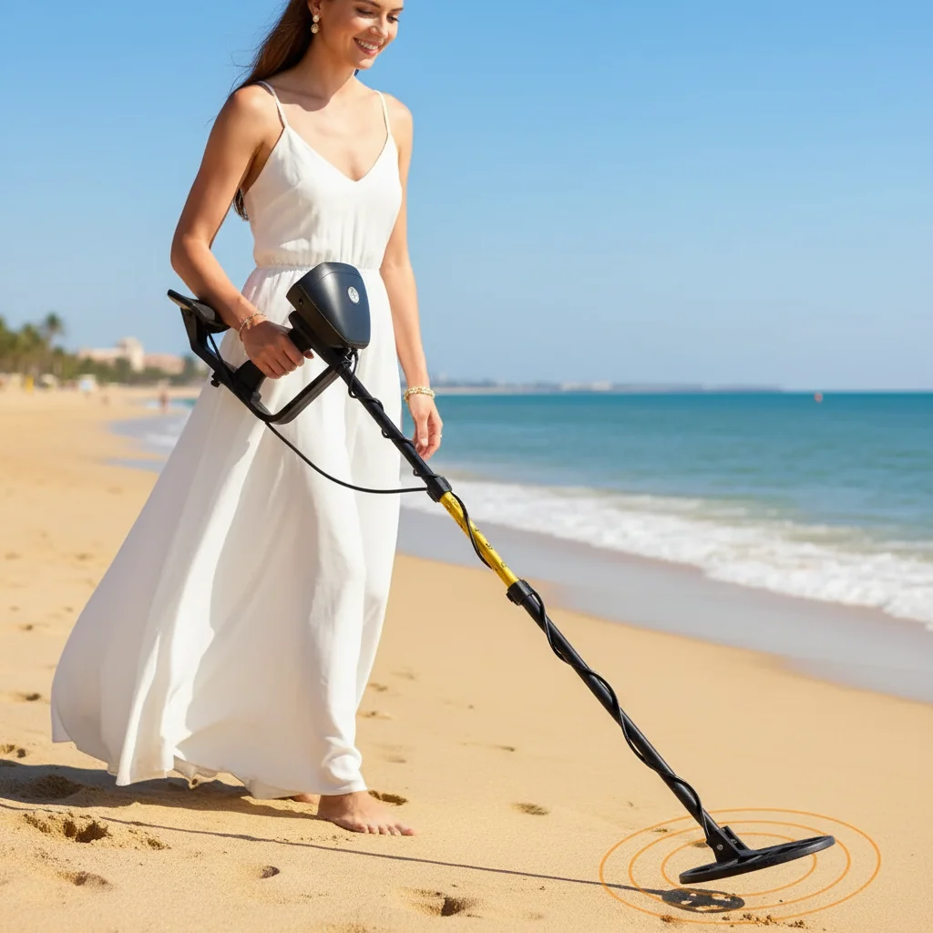 Beach Treasure Finder Handheld Underground Metal Detector High Sensitivity Detector
Beach Treasure Finder Handheld Underground Metal Detector High Sensitivity Detector