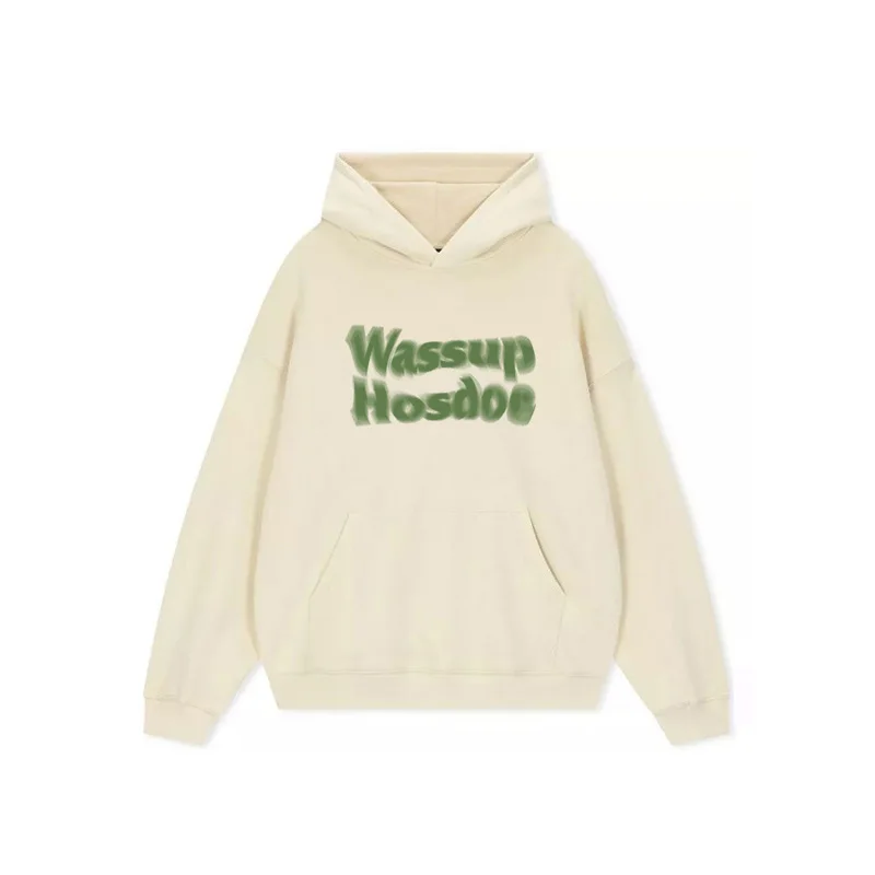 New Cotton Hoodie Simple Letter Print Long-sleeved Top Unisex Casual Hoodie Fashionable and Comfortable Street Wear 
New Cotton Hoodie Simple Letter Print Long-sleeved Top Unisex Casual Hoodie Fashionable and Comfortable Street Wear