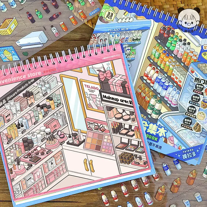 Best Selling Kawaii Beverage Supermarket 3D Food Collection Sticker Book, DIY Pocket Cabin Scene Festival Decor Stickers
Best Selling Kawaii Beverage Supermarket 3D Food Collection Sticker Book, DIY Pocket Cabin Scene Festival Decor Stickers