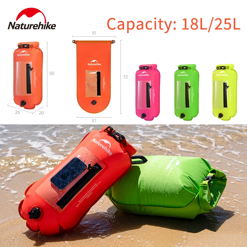 Naturehike Portable Inflatable Waterproof Bag Outdoor Swimming And Water Sports Equipment Dual Airbag Storage Pack Mobile Phone
Naturehike Portable Inflatable Waterproof Bag Outdoor Swimming And Water Sports Equipment Dual Airbag Storage Pack Mobile Phone