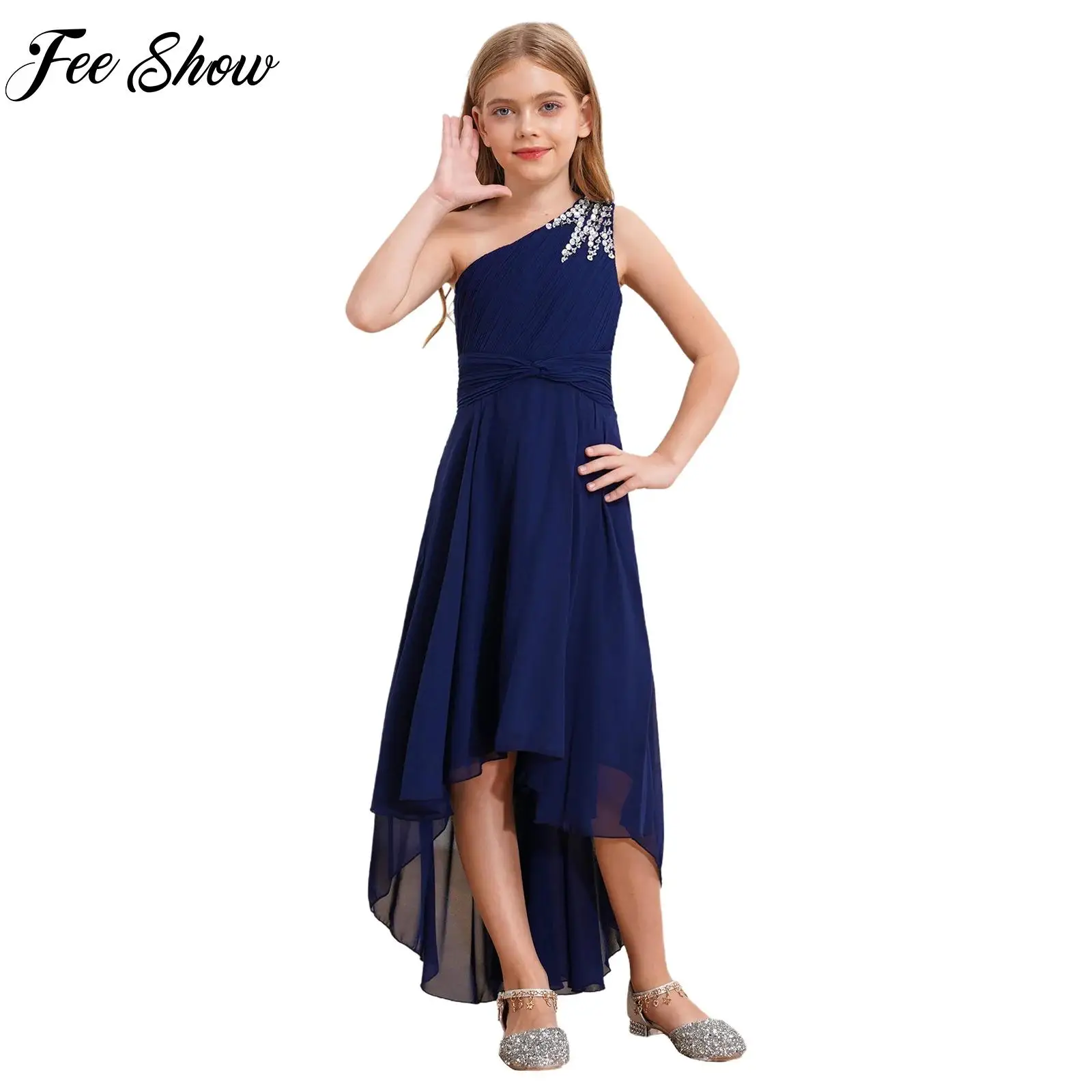 Kids Girls Fashion One Shoulder Sleeveless Evening Proms Party Dress Sweet E-girl Irregular Long Hem Dresses Cyber Party Vestido
Kids Girls Fashion One Shoulder Sleeveless Evening Proms Party Dress Sweet E-girl Irregular Long Hem Dresses Cyber Party Vestido
