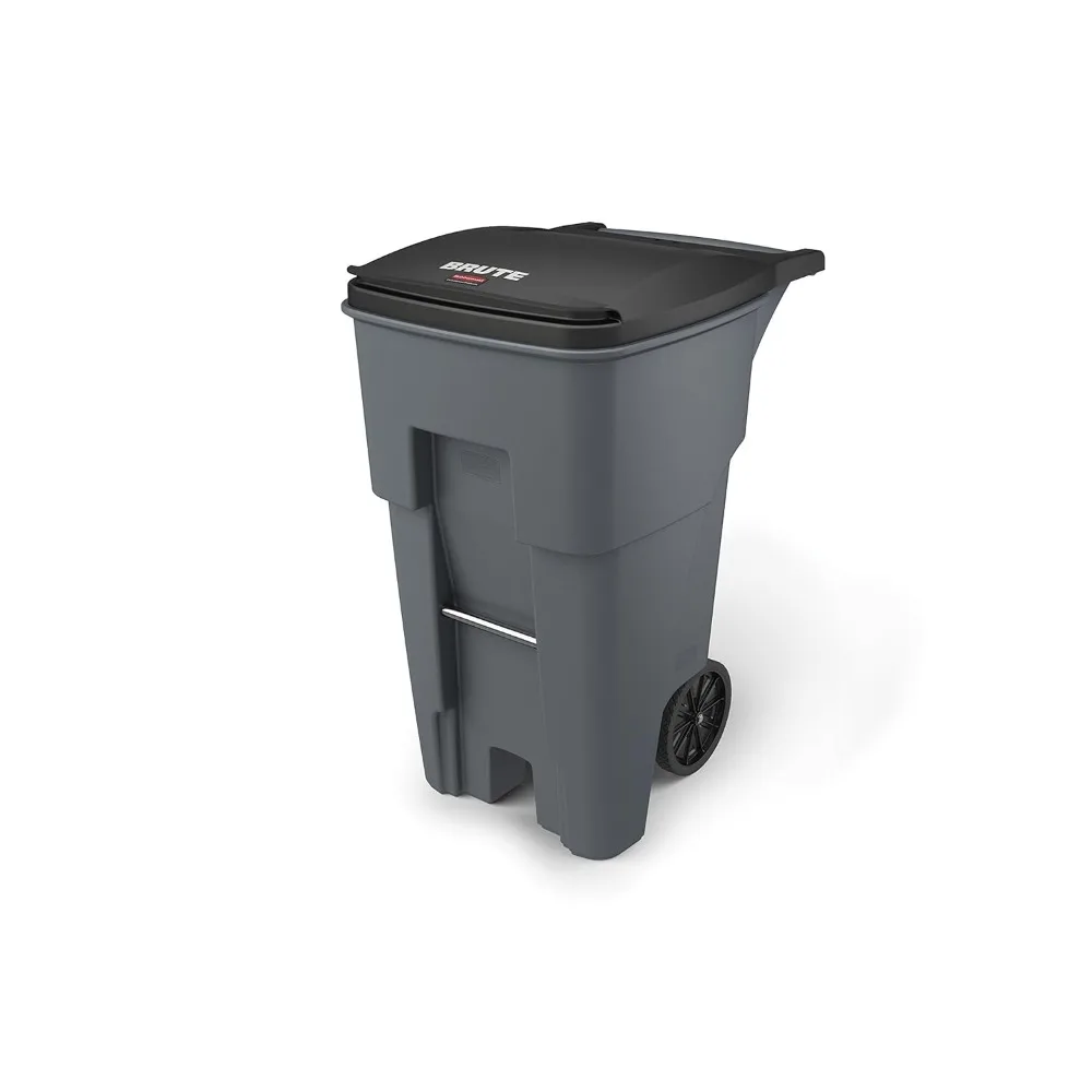 Rubbermaid Commercial BRUTE 65 Gallon Rollout Plastic Waste Bin with Wheels for Various Establishments
Rubbermaid Commercial BRUTE 65 Gallon Rollout Plastic Waste Bin with Wheels for Various Establishments