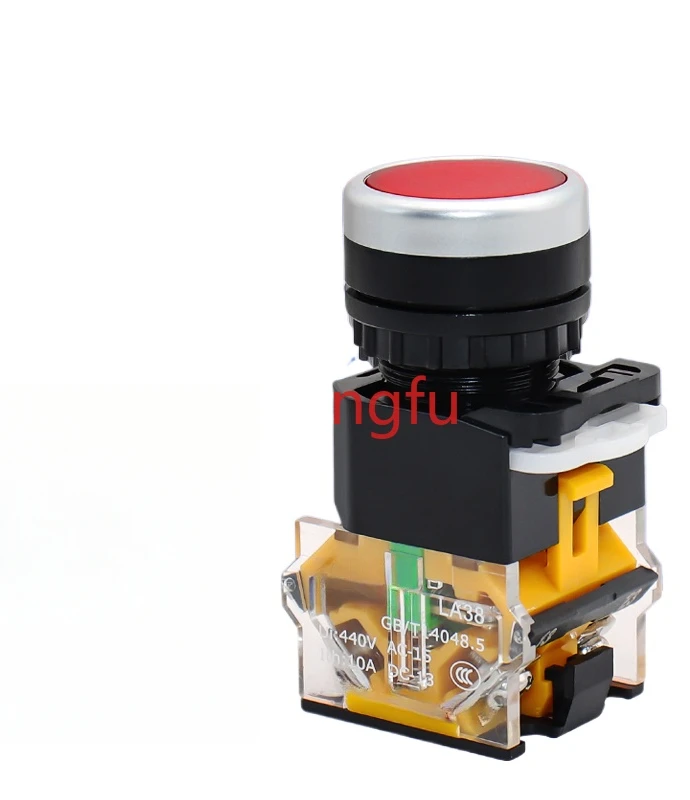 Push Button Switch Push Type Self-reset La38-11bn Power Supply Start Stop Circular Jog, One on And One Off Type
Push Button Switch Push Type Self-reset La38-11bn Power Supply Start Stop Circular Jog, One on And One Off Type
