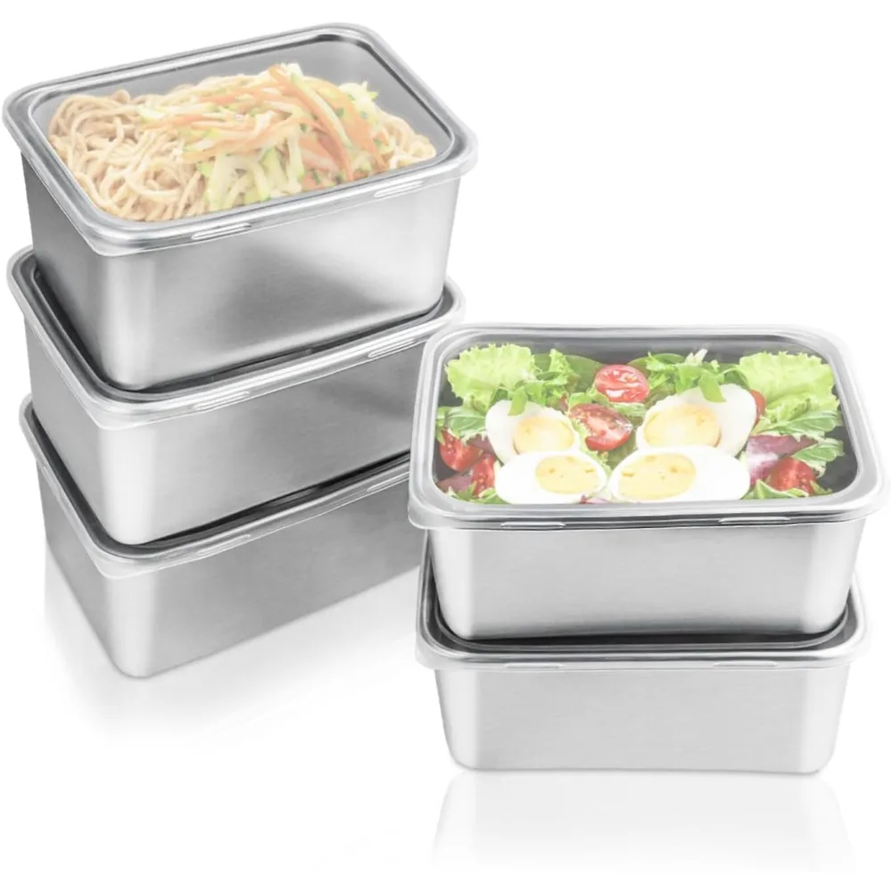 Stainless Steel Food Containers with Lids Reusable Container For Snacks Food Storage Containers Storage Box for Office
Stainless Steel Food Containers with Lids Reusable Container For Snacks Food Storage Containers Storage Box for Office